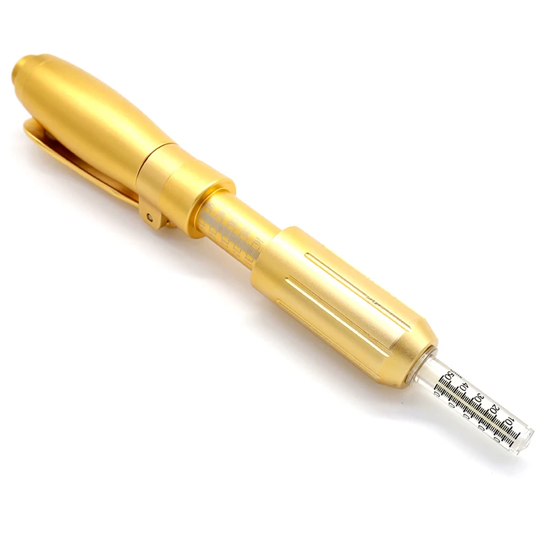 0.3/0.5ml gold Hyaluronic Pen Hyaluronic Acid pen lip filler injection Pen Massage Atomizer Anti Wrinkle Water Syringe Needle