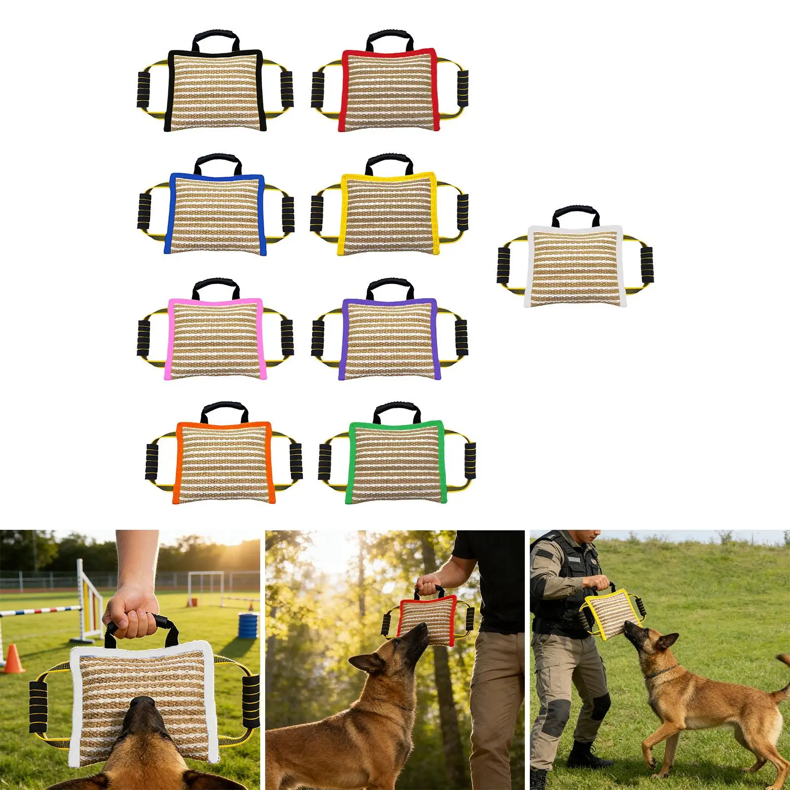 Dog Bite Pillow Jute Behavior Aids Puppy Training Obedience Heavy Duty Protection Equipment Dog Bite Wedge Dog Bite Tug Toy Dog Bite Pillow Jute Behavior Aids Puppy Training Obedience Heavy Duty Protection Equipment Dog Bite Wedge Dog Bite Tug Toy