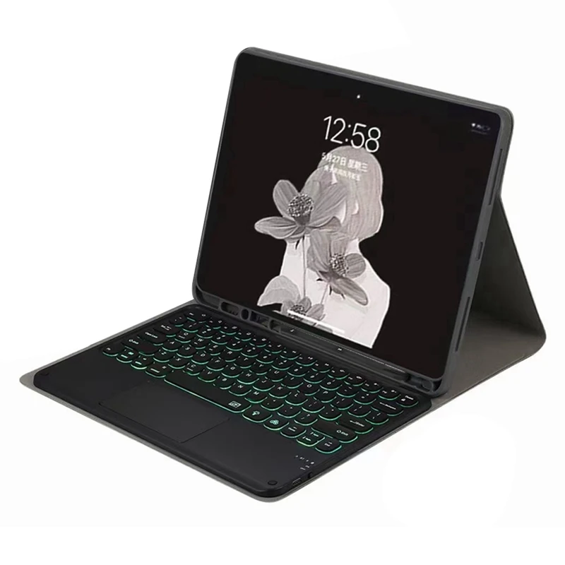 

NEW-Case For Samsung Tab A9 Cover 11 Inch SM-X210 For Samsung Tab A9 Plus With Bluetooth Keyboard