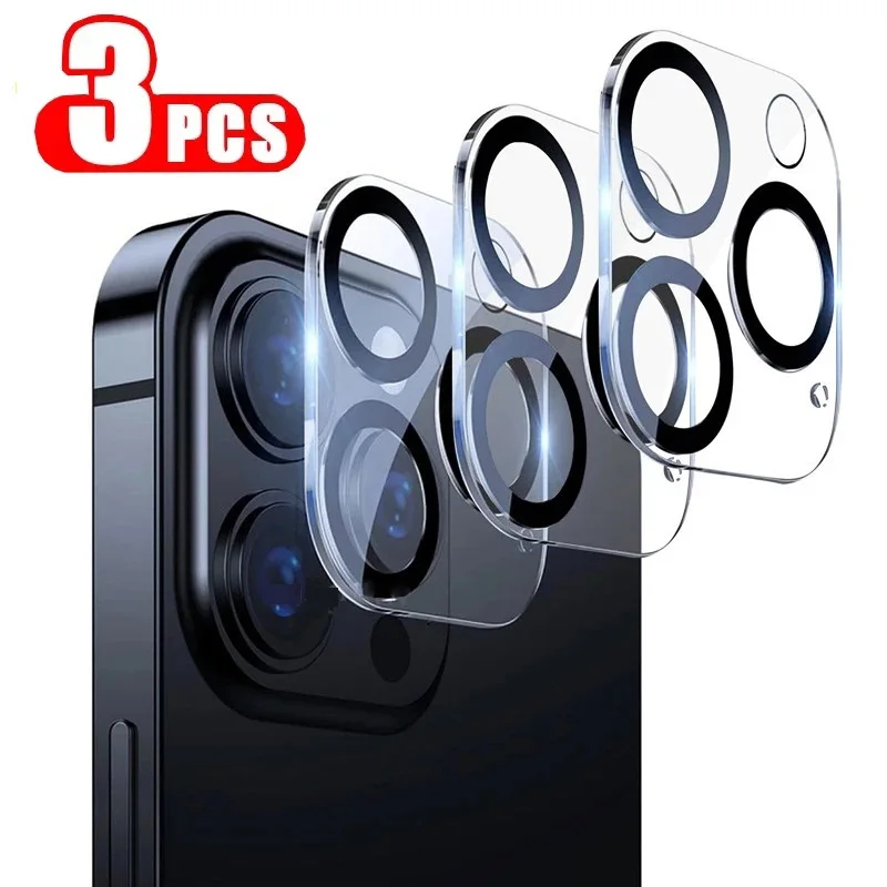 

3PCS Camera Lens Protection Glass for iPhone 14 13 12 11 Pro Max Lens Glass Protector On iPhone 12 13 Mini 14Plus 14Pro Max Film