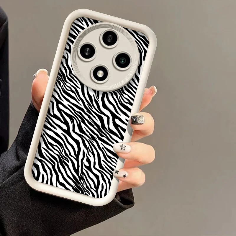 Retro Black Leopard Print Soft Silicone Phone Case Cover
