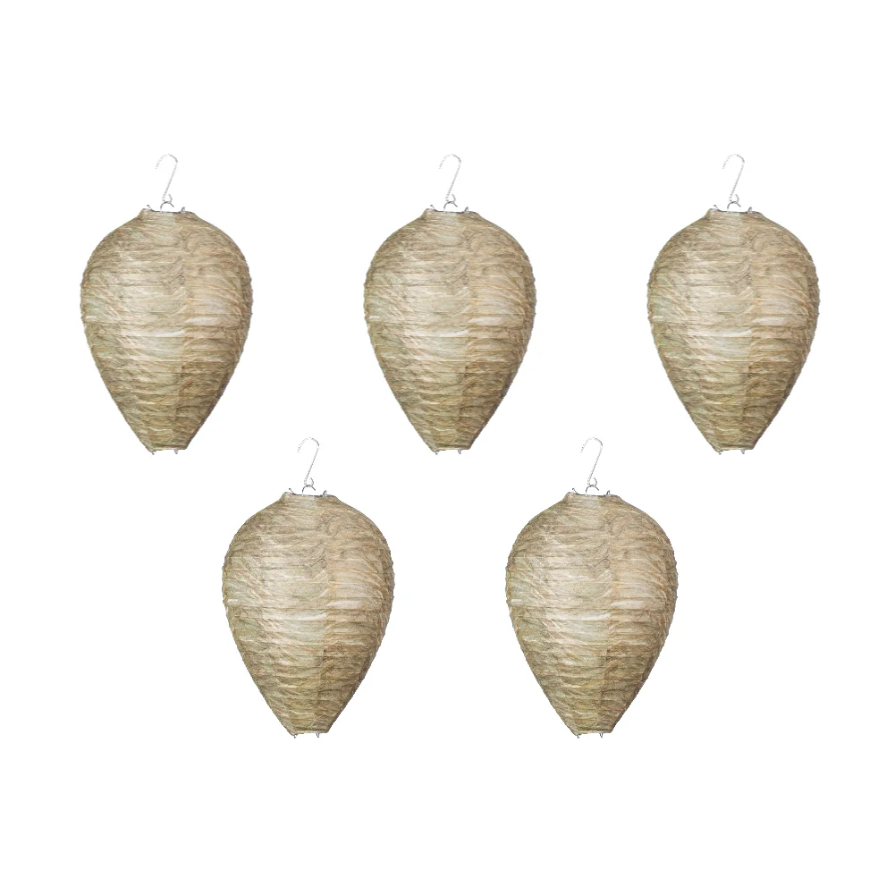 Wasp Nest Decoy Lanterns - Non-Toxic Bee & Hornet Deterrent