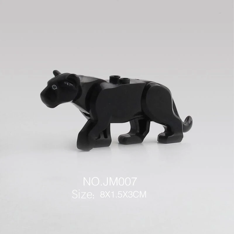 Animal Building Blocks Whale SHark DIY Panda Action Figure Leopard Crocodile Models Children Dog Cow Gorilla Toys Animals Gifts 2