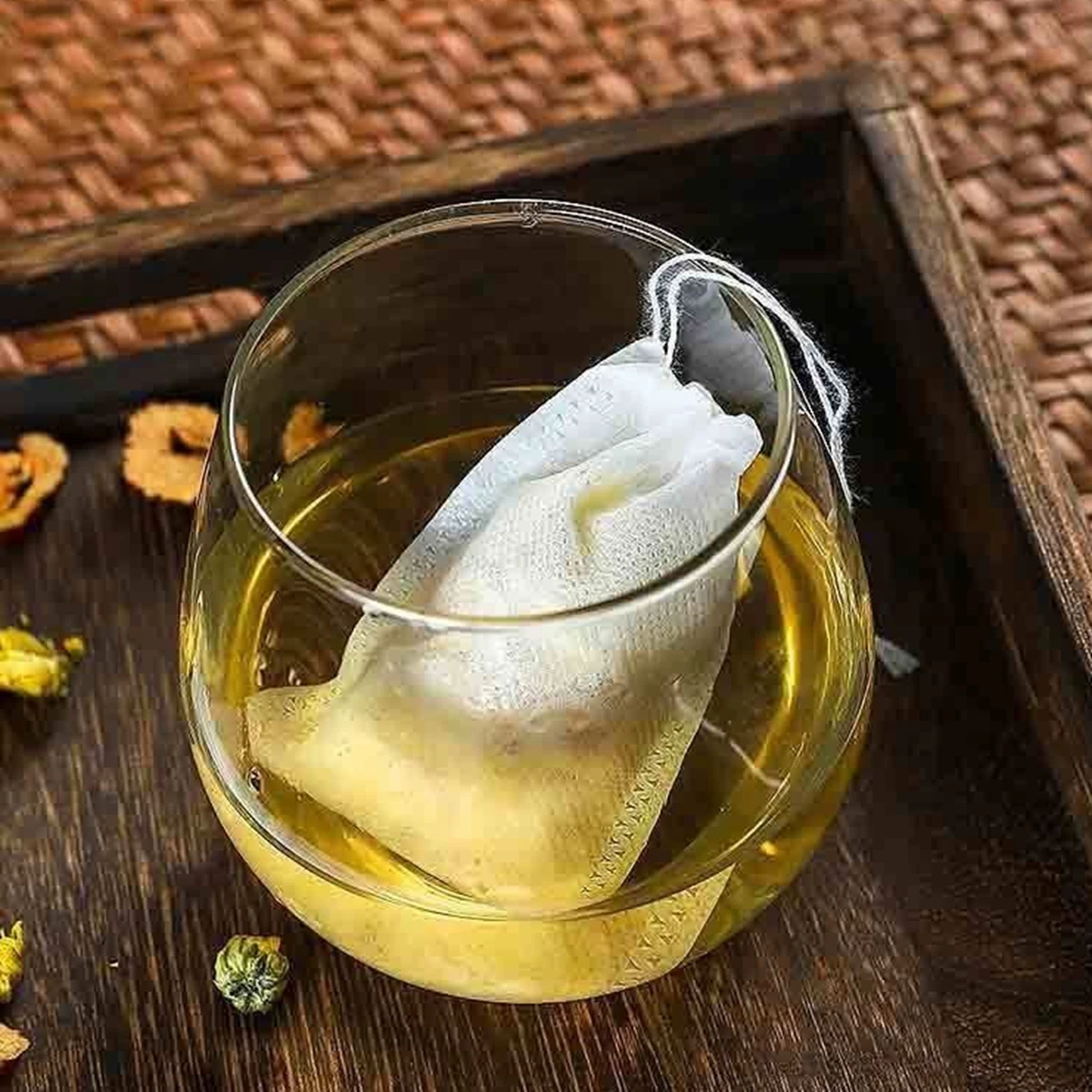 100pcs Degradable Tea Bags Large Size Disposable Tea Bags