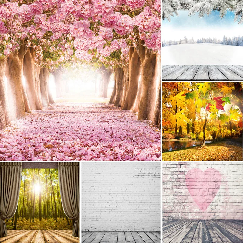 

Vinyl Custom Photography Backdrops Props Flower Board Landscape Children's Birthday Photo Studio Background 22612 ZHDT-25