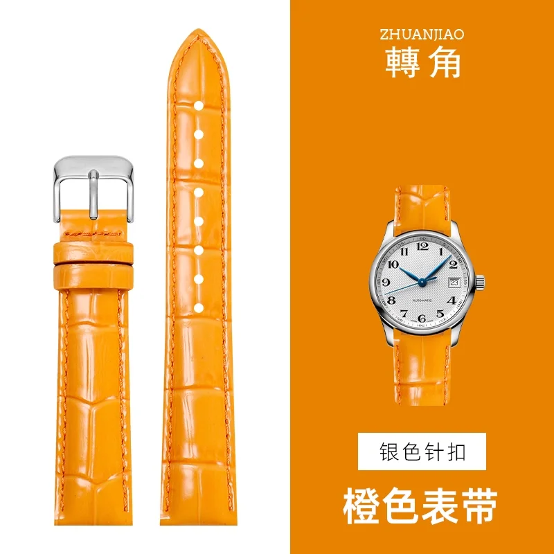Luxurious Glossy Genuine Leather Watchband – Premium Top Layer Cowhide Strap