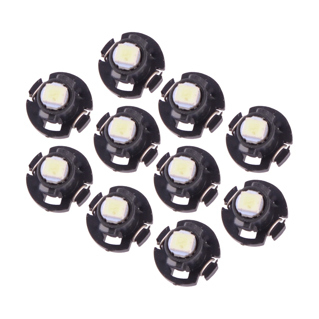 10 Pz/Set Ice Blue T4 T4.2 Neo Wedge 1Smd Led Cluster Instrument Dash Lampadine Per Clima 12V Adatto Per Universale Nuovo