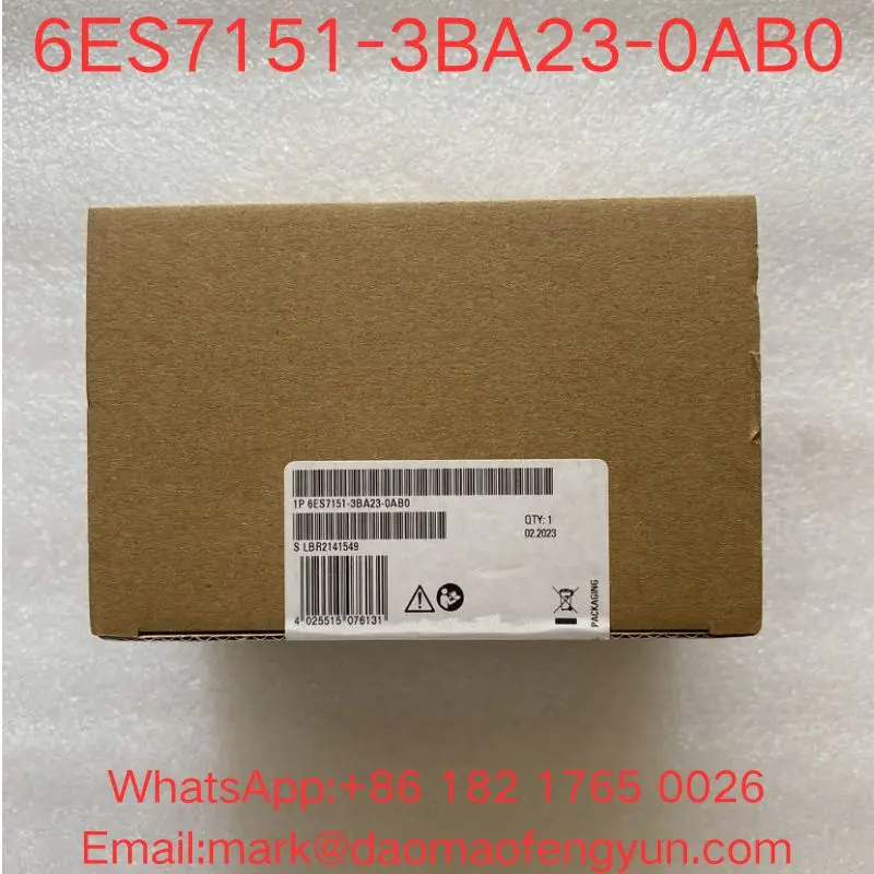 

6ES7151-3BA23-0AB0 Brand New SIMATIC DP, Interface module IM 151-3 PN HF for ET 200S