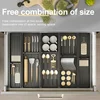 Kitchen Adjustable Dish Rack Under Cabinet Drawer Spoon Chopstick Storage Holder Retractable Spacing Drying Disc Shelf Organizer 2