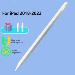 Advanced Stylus Pen with LED Indicators and Palm Rejection - Fast Charging and Touch - Enabled (White Stylus Pen)