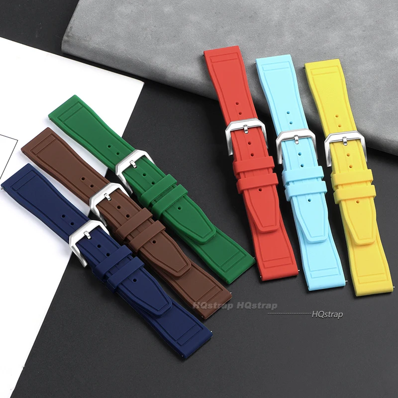Waterproof Quick-Release Rubber Sport Watch Band Strap in Various Sizes