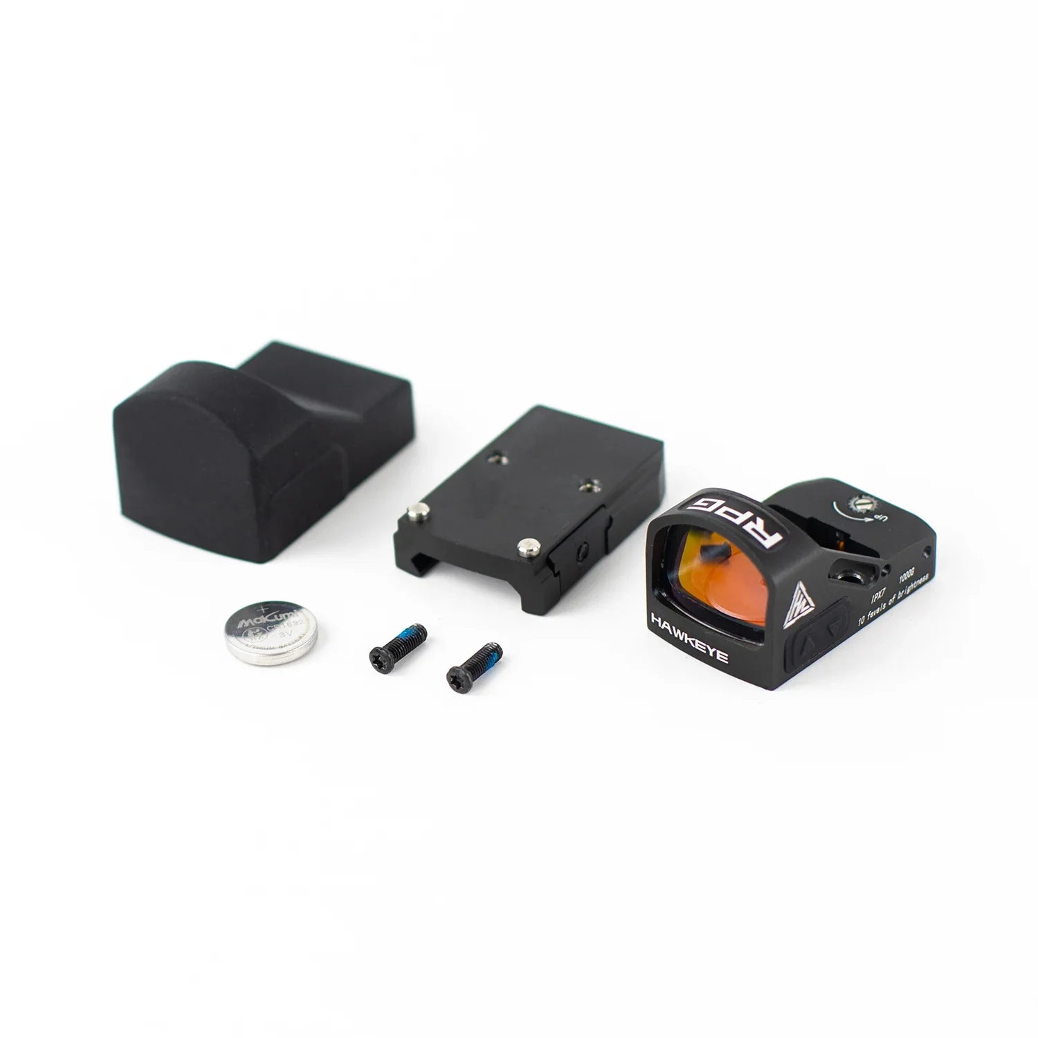 Orginal OPTICS Mini Red Dot Sight RPG with 10 Illumination Settings Aluminum Housing IPX7 Waterproof for Hunting
