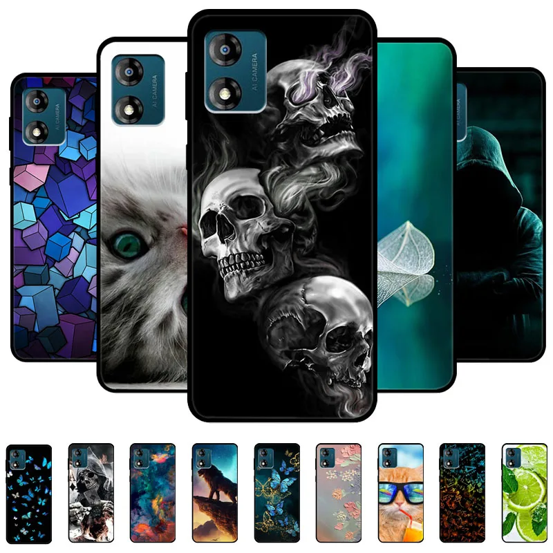 Per Motorola Moto E13 Custodia Colorata Verniciata Custodia Morbida In Silicone Per Motorola Moto E13 E 13 Motoe13 Cover Posteriore Per Telefono Shell