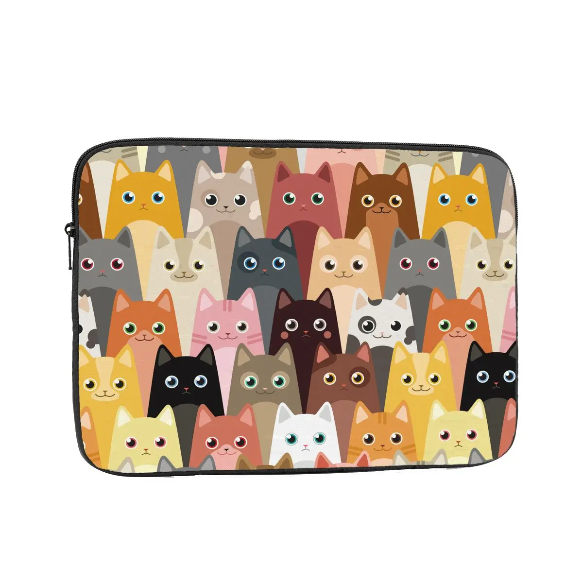 Cat Laptop Liner Sleeve para Homens e Mulheres Shockproof Case Notebook Bolsa Animal Notebook 10 12 13 15 17