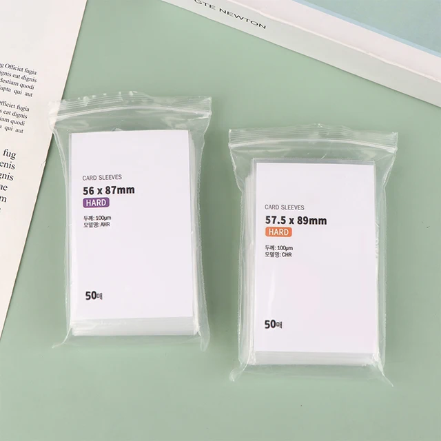 50Db-Os Kártya Hüvelyek Tiszta Savmentes Nem Cpp Kemény Fotokard Holografikus Védőfilm Lapos Száj Csúszás Kötőanyag - Image 6
