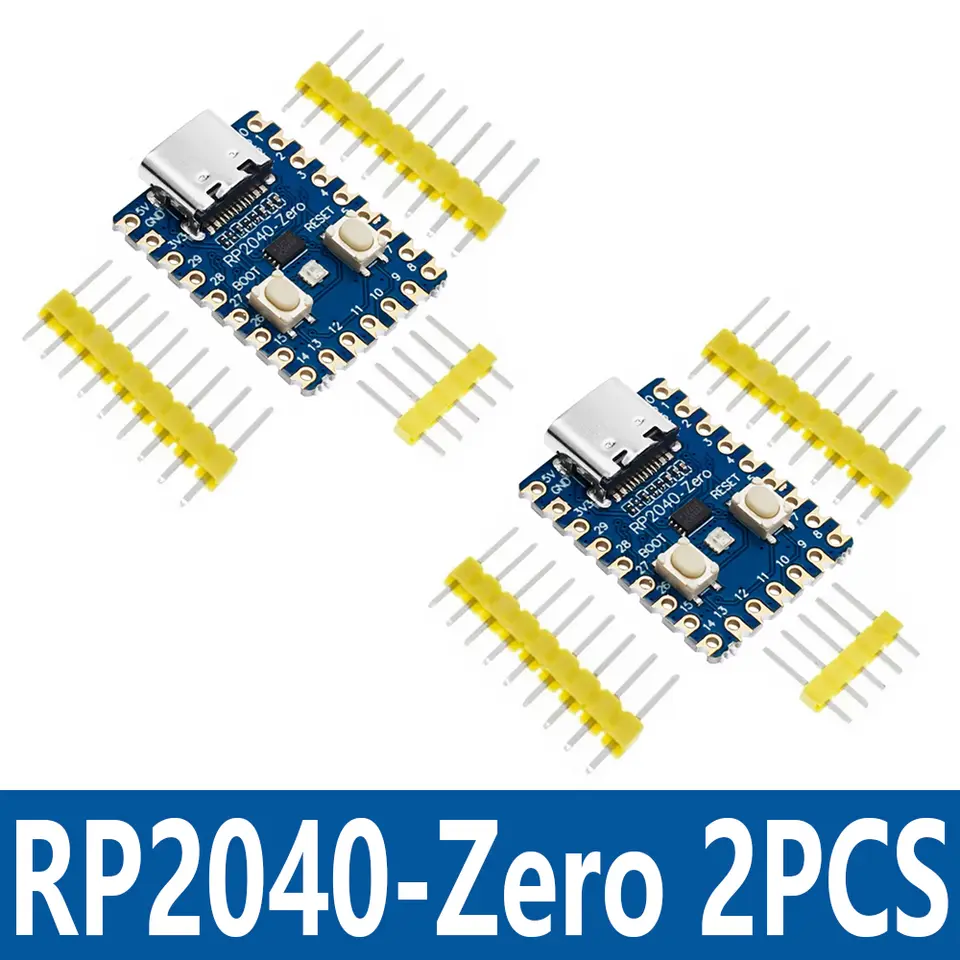1~3PCS RP2040-Zero For Raspberry Pi Microcontroller PICO Development Board Module with Dual-Core Cortex M0+ Processor 2MB Flash image 8