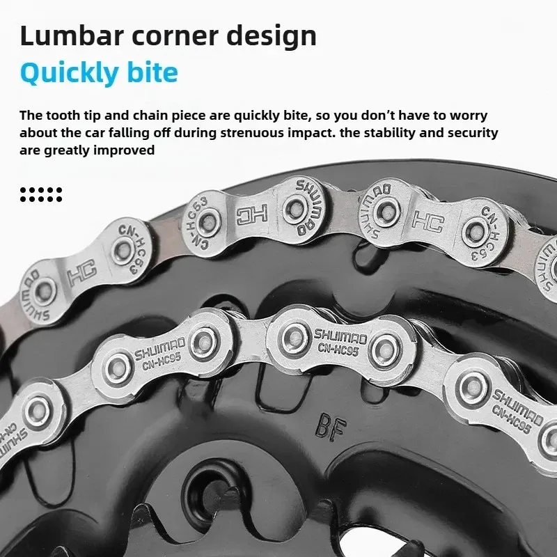 Practical Transmission Chain with Magic Buckle for Mountain Bikes with 8-speed 9-speed 10 Speed 11 Speed 12 Speed Bicycle Chains