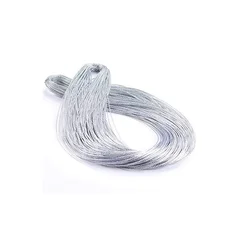 Luxurious Metallic Gold and Silver Crafting Cord - 100m, 1mm Thick - 100Meter (SILVER)