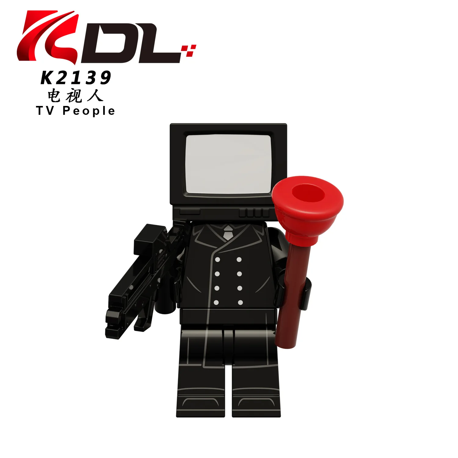 새로운 미니 Skibidi 화장실 남자 대 모니터 빌딩 블록 어린이를위한 오디오 및 카메라 남자 장난감 크리스마스 생일 선물