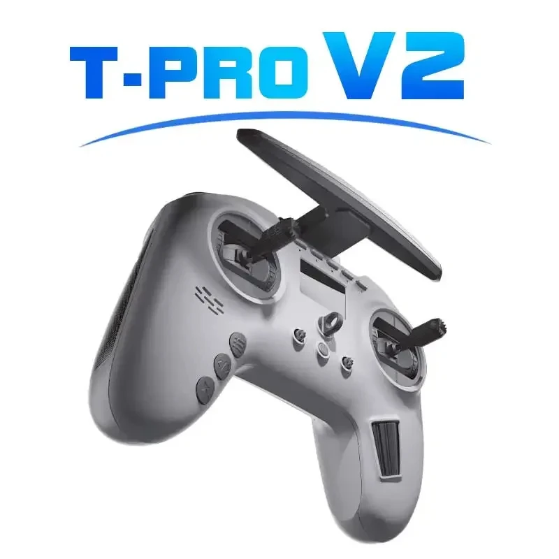 Écran couleur de la radiocommande T-Pro V2 JP4IN1 affichant l'interface OpenTX, prête pour simulateur RC