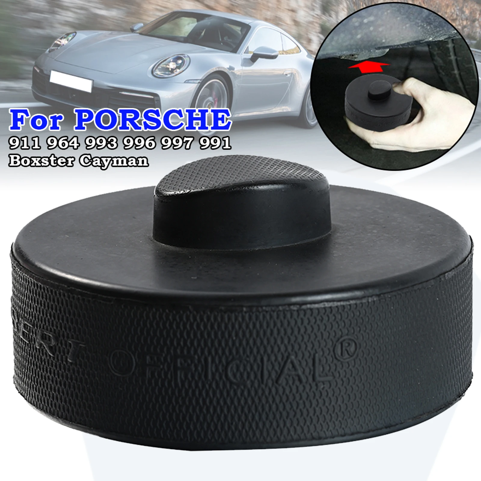 Adattatore Per Cric In Polietilene Per Porsche 911, 924, 944, 968, Boxster E Cayman – 4 Pezzi Antiscivolo Per Sollevamento Sicuro Senza Graffi