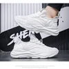 Men's Casual Sneakers 2024 Summer Black Men Sneakers Fashion Mesh Thick Sole Basic Breathable Wear-resistant Running Shoes Man 4