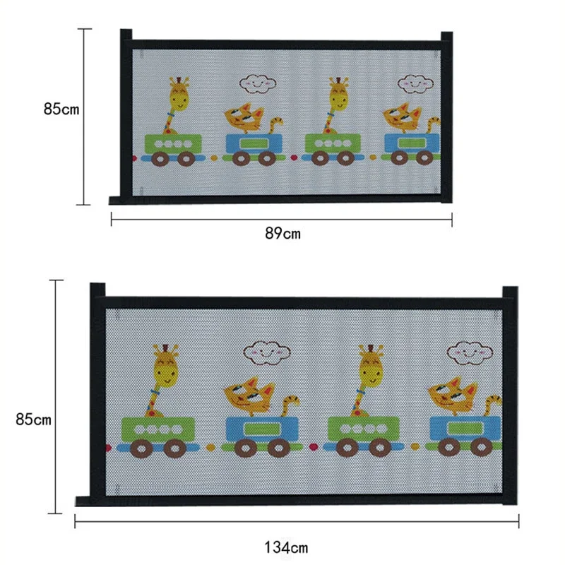 Foldable and Portable Stairway Fence Net baby safety Gate Net for kids Protection Pet Isolation