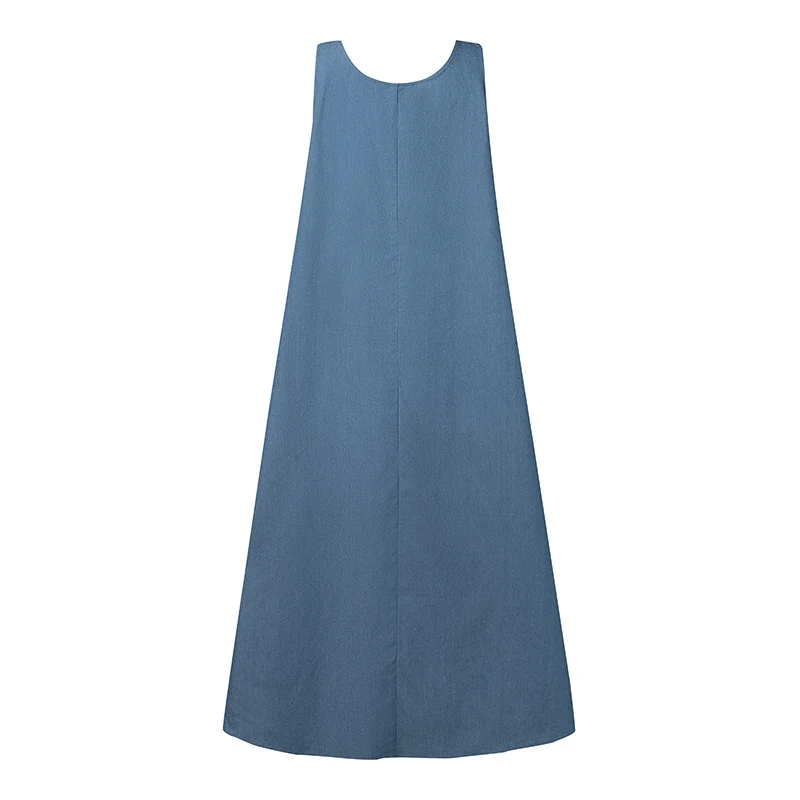 Casual Denim Viscose Summer Dress S97d59114b45b440e9c0aa6ac2c5c8f2bT