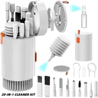 20 in 1 Laptop Keyboard Cleaning Tool Set Digital Camera Headset Mobile Phone Cleaner Kit Earphones Cleaning Pen Keycap Puller 2