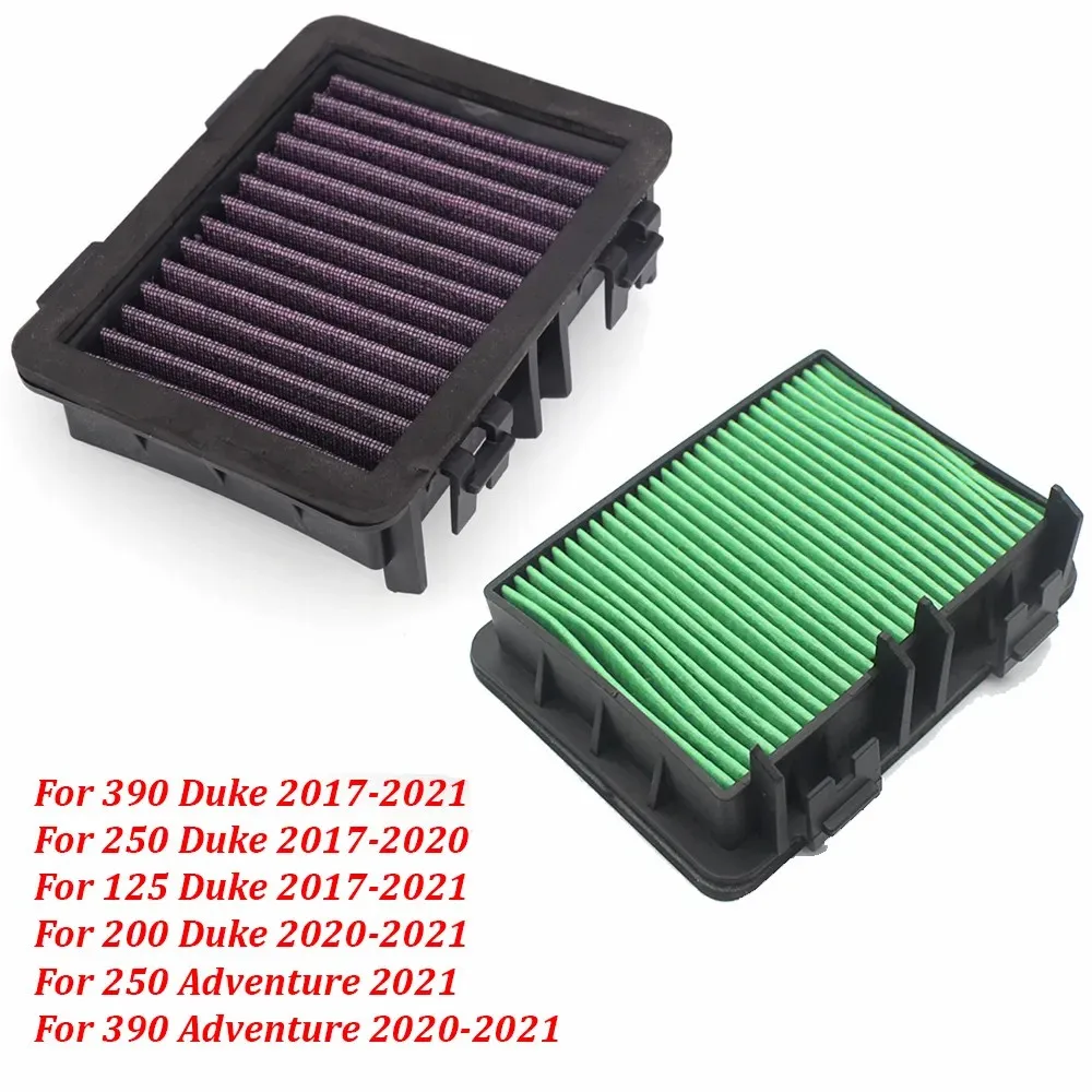 

Motorcycle Engine Air Intake Filter Cleaner Motorbike Air Filter For KTM Duke125 Duke250 Duke390 Duke 125 250 390 2017-2021