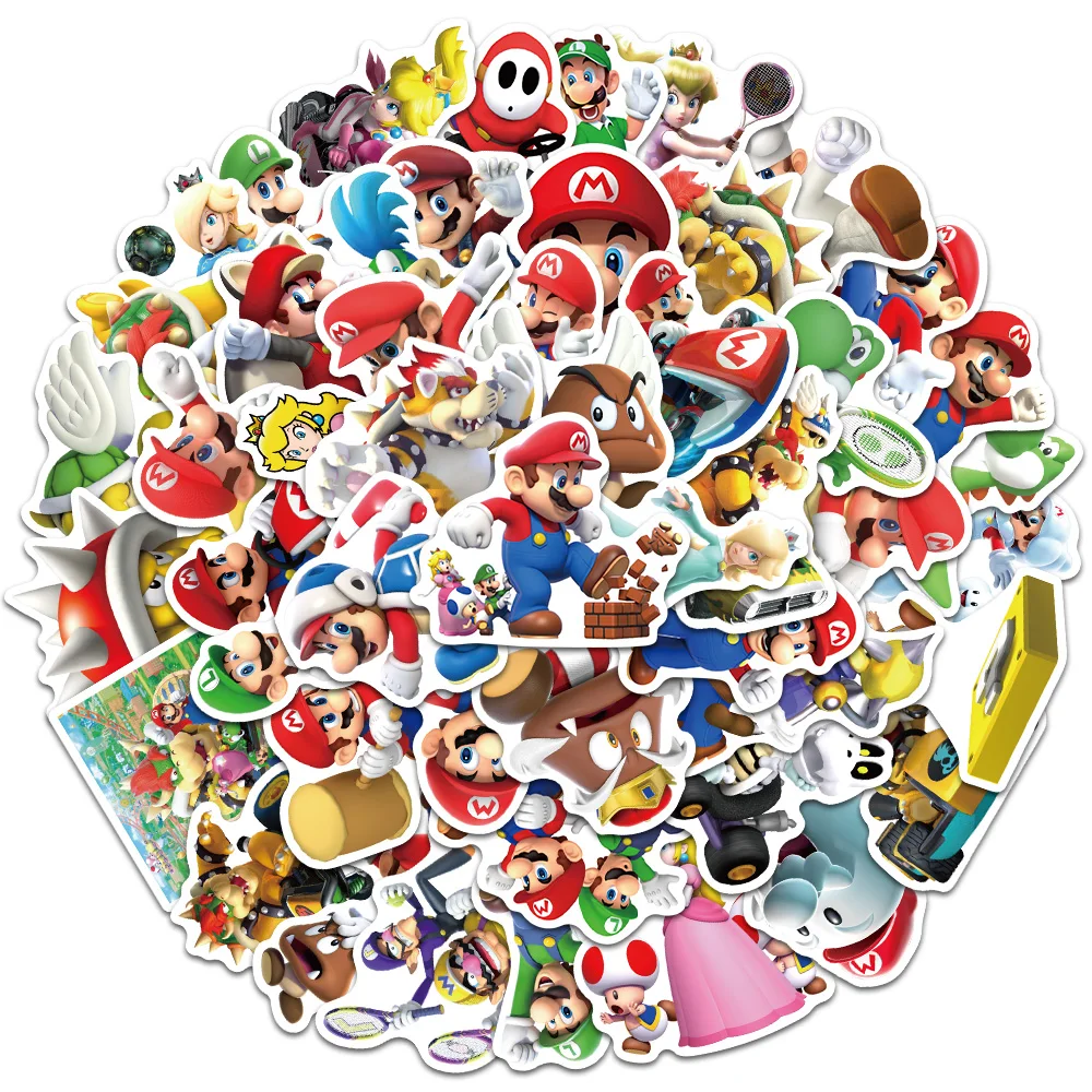 

50 шт., водонепроницаемые наклейки для детей