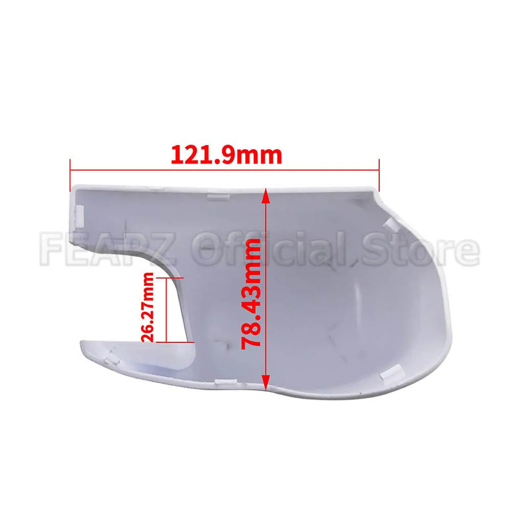 RV Awning FOR Fiamma F45i Left or Right Hand End Cap Outer Polar White Motorhome &lrm;98655-014 04274-01C
