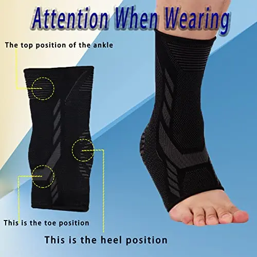 1Pcs Ankle Compression Sleeve Plantar Fasciitis Socks for Women & Men,Ankle Brace Foot Socks Achilles Tendonitis Support