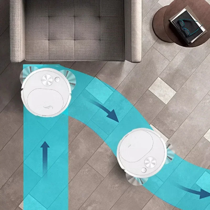 Rechargeable Robot Floor Cleaning Vacuums Cleaner Home Quiet Clean Powerful Suction Robot