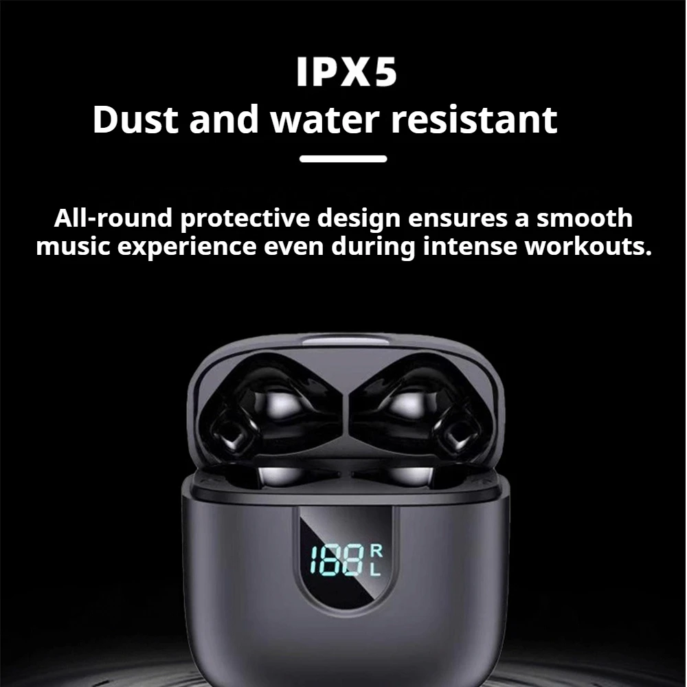 A18 KI-Übersetzer-Ohrhörer mit 164 Sprachen, Bluetooth 5.4, Geräuschunterdrückung, HD-Anrufqualität, Touch-Steuerung und Wasserdichtigkeit_voghion.com
