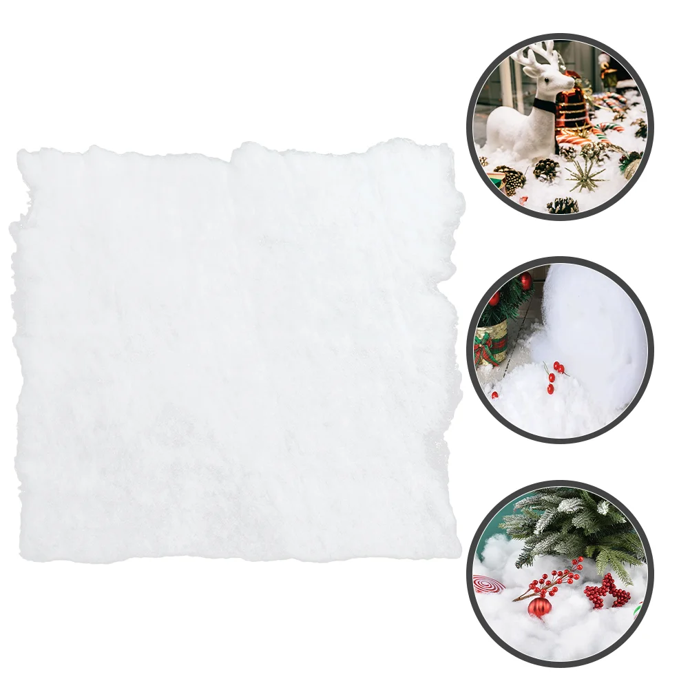 

Artificial Fake Snow Blanket Christmas Village Display Artificial Snow Blanket for Crafts