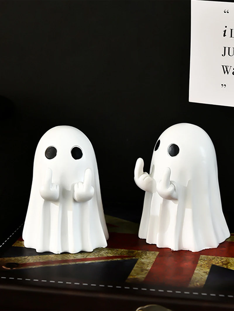 Ghost Ornament Cute ghost ornament office desk decoration Halloween gift family friends