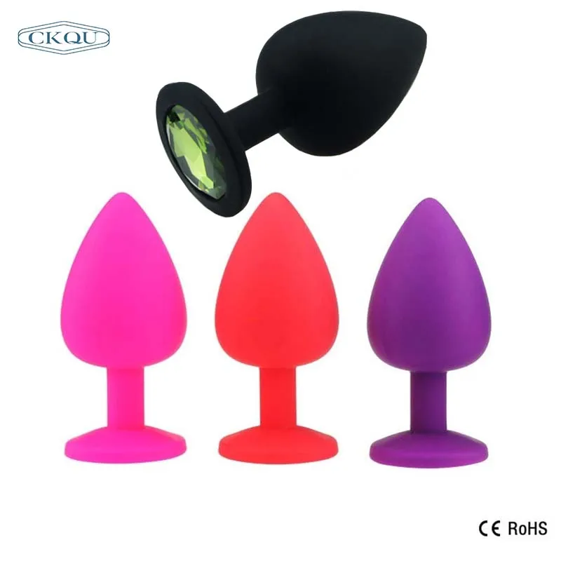 Anal Plug Silicone with Round Head Men's Prostate Massager Women's Anal Trainer Unisex Sexual Wellness Toy for Couples