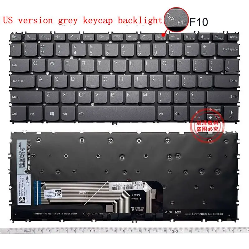 

US NEW keyboard For LENOVO YOGA 13S G2 ITL/ARE K4e-ARE120 K3-ITG -ACN ITL Slim7-13ITL05/13ACN05 13sACN 13sITL 13ITL5