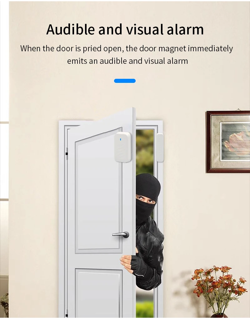 DS3 TTLOCK 2.4G WIFI Lock Compatible Door Sensor Door Contact Status Detectio