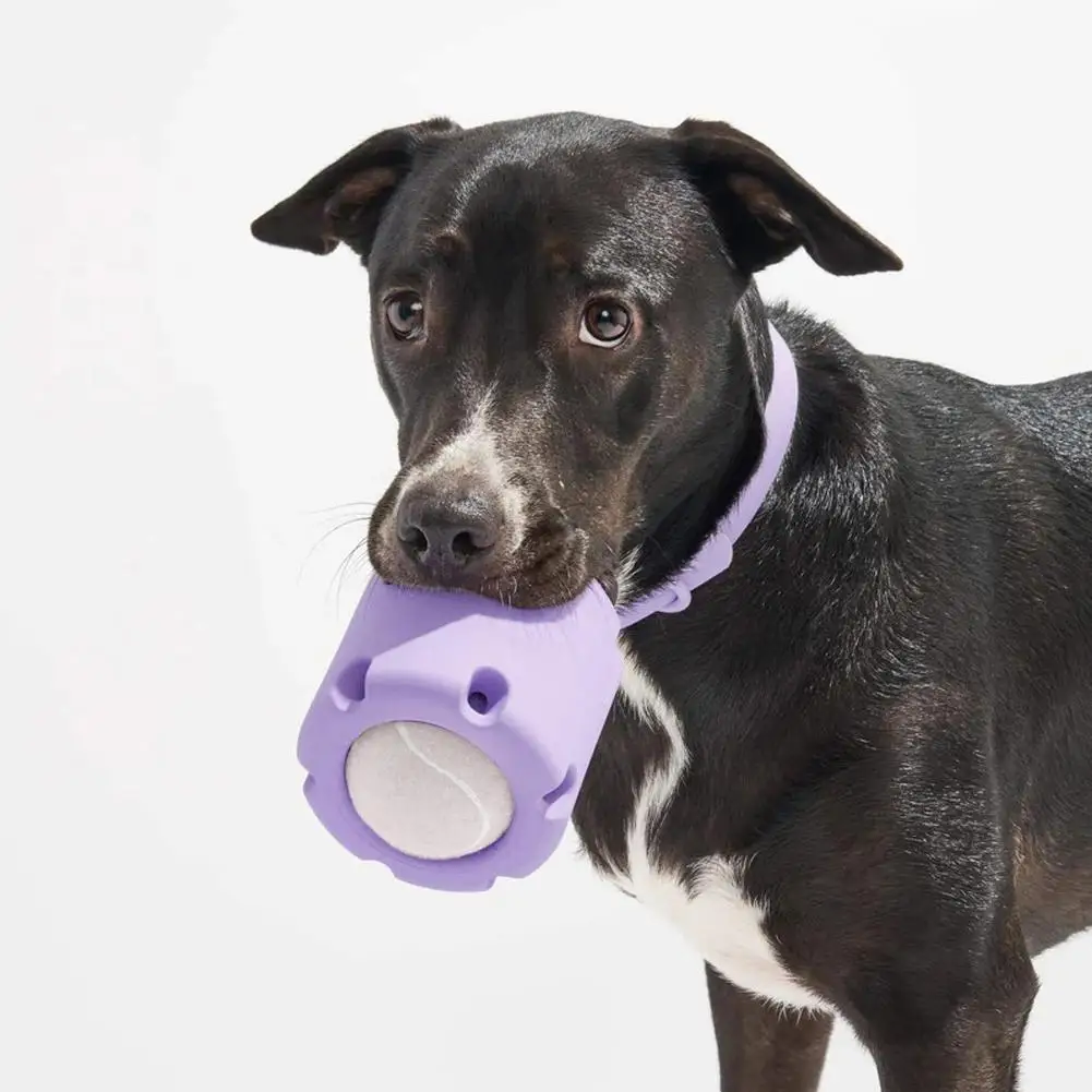 

Dog Toy Interactive Tennis Chew Toy Durable Bite-resistant Launching Ball Toy TPR Eco-freindly Pet Toy Pet Ourdoor Training Toys