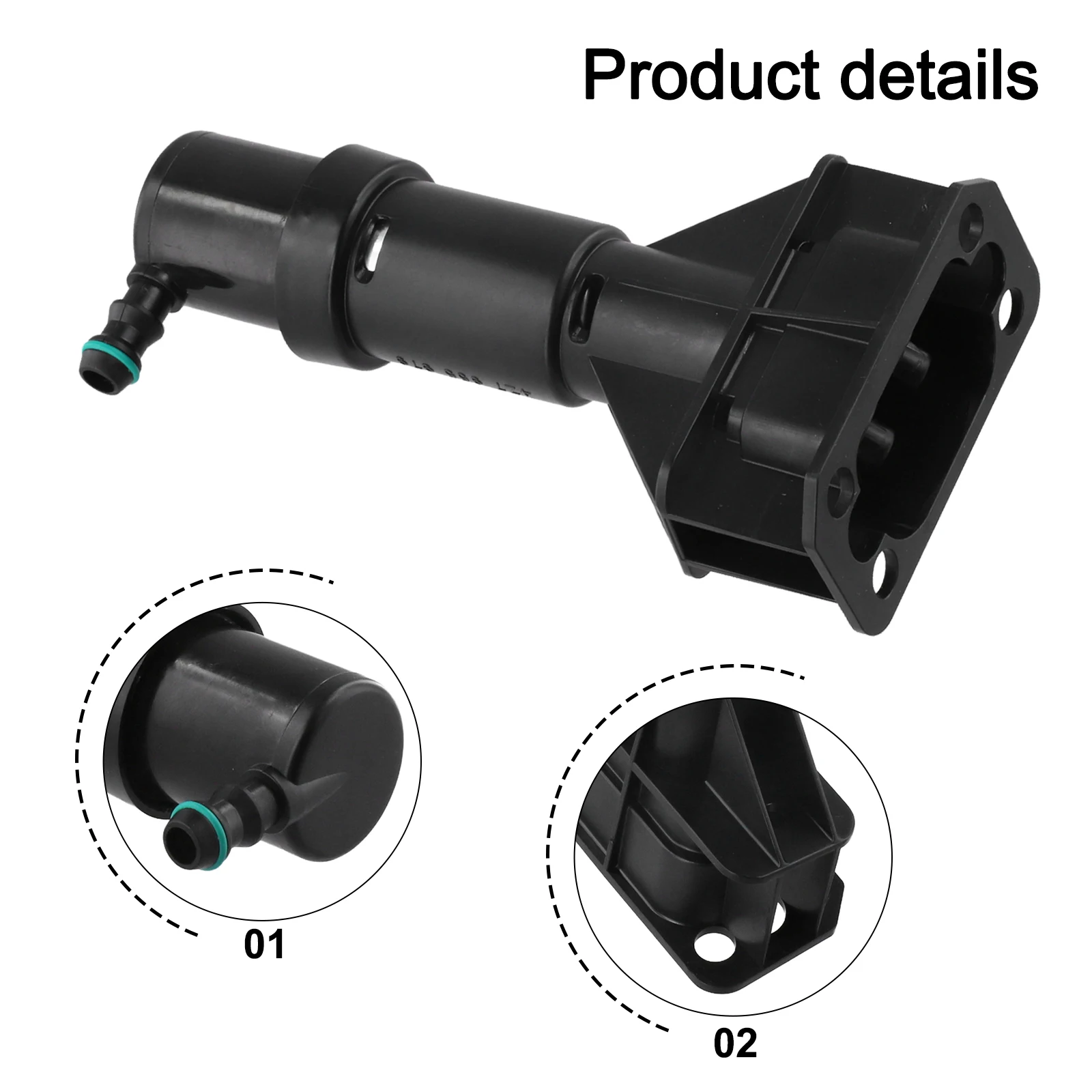 A6 C5 2002 2005 모델 4Z7 955 979 4Z7955979 헤드라이트 와셔 스프레이어 부품 교체용 와셔 노즐 제트