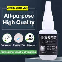 20g 10g Waterproof Super Jewelry Gemstone Glue Extra Strong Instant Adhesive Fast Dry Cyanoacrylate 502 Acrylic Transparent Bond 2