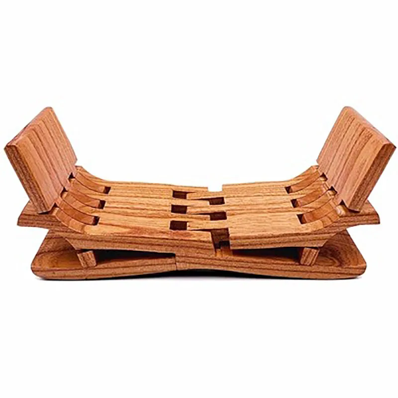 Luban-Solid Wood Folding Stool, Blind Stool, Whole Wood, Board-Free Stitching, Small, Multi-Functional, Small