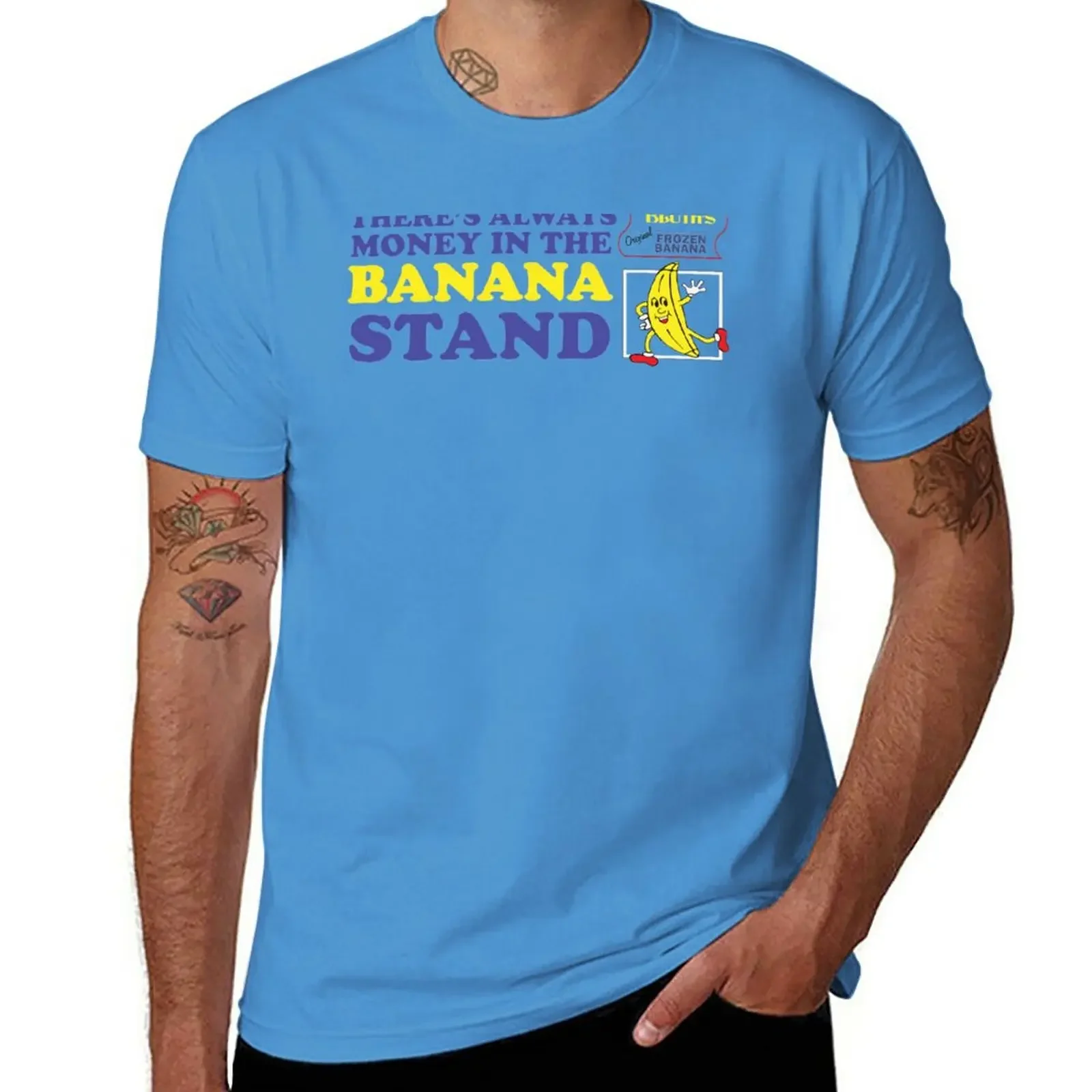 

Banana Stand T-Shirt quick drying kawaii clothes customs design your own mens t shirt