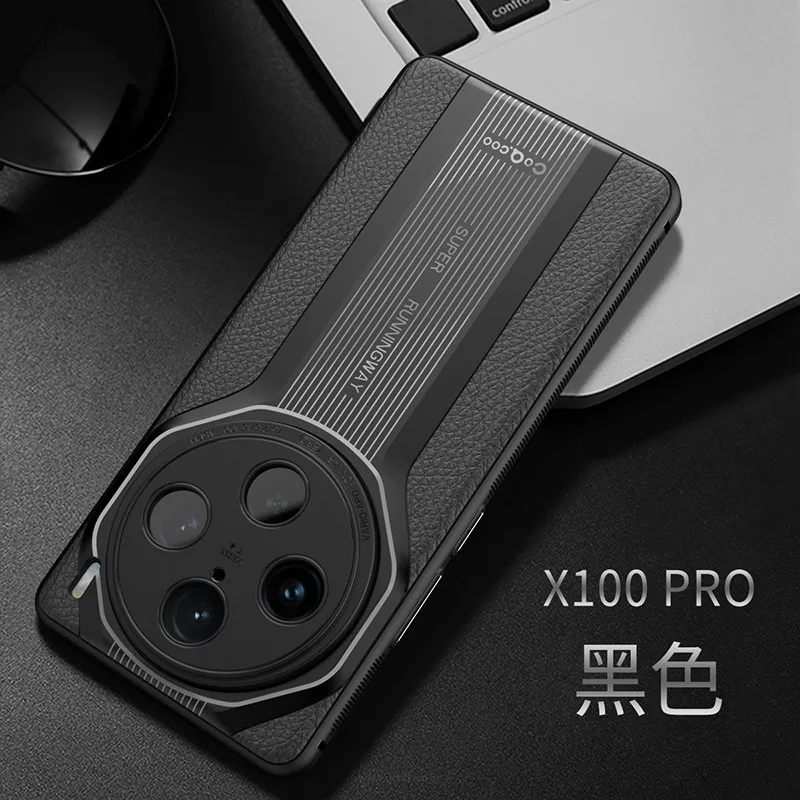 

Аксессуары для VIVO X100 Pro Модная тонкая мягкая защита объектива противоскользящая боковая крышка для VIVO X100 Pro противоударный бампер