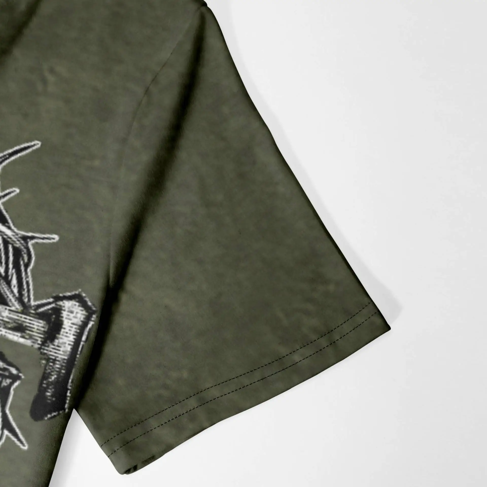 Short-sleeved t-shirt 170g imitation cotton pull frame men's cross 3D digital printing