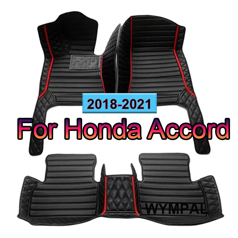 

Автомобильные коврики для Honda Accord (10-е поколение. Не гибридные) 2018-2021 2019 оригинальные автомобильные подкладки для ног, аксессуары для обложки
