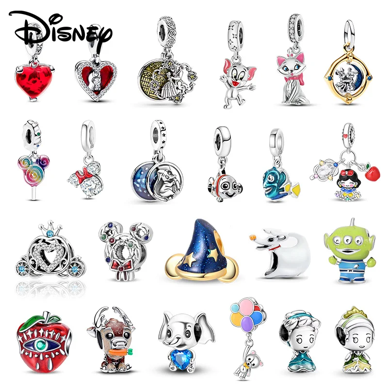 Breloques Disney Argent 925 pour Bracelets | Collection Complète
