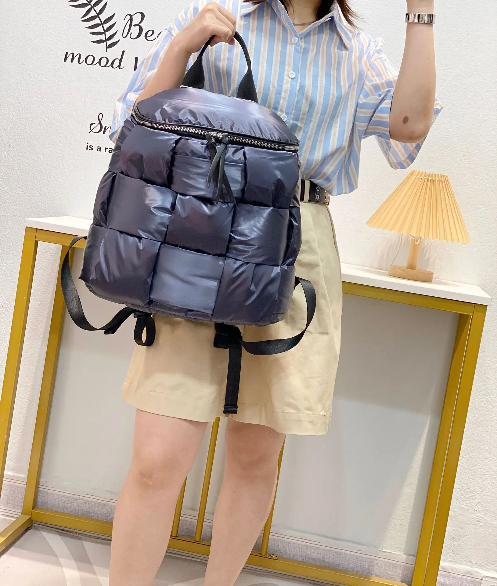 2023 New Women's Casual Backpacks Down Computer Backpack Autumn Winter Style Korean Fashion Space Cotton Solid Color School Bag 2 2023 New Women's Casual Backpacks Down Computer Backpack Autumn Winter Style Korean Fashion Space Cotton Solid Color School Bag